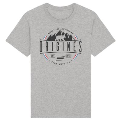 T shirt mountains origines